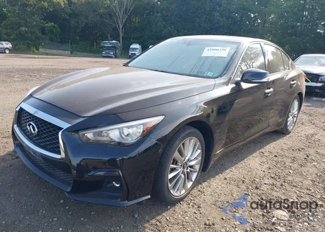 2018 Infiniti Q50 3.0T Luxe from USA, damaged, VIN JN1EV7AR1JM440934